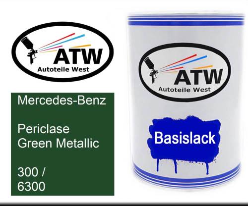 Mercedes-Benz, Periclase Green Metallic, 300 / 6300: 500ml Lackdose, von ATW Autoteile West.